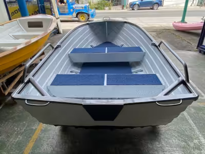 Stacer Speedboat on galvanized trailer